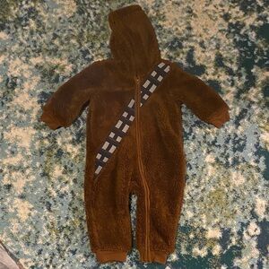 12-18 month Halloween Costumes -GAP Brown Wookie, Grey Kitty, and Green Alien